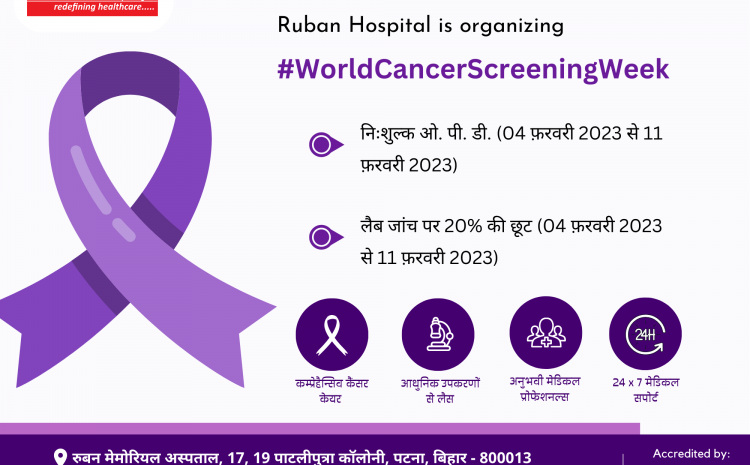  #WorldCancerScreeningWeek: Free Cancer OPD & 20% off…*